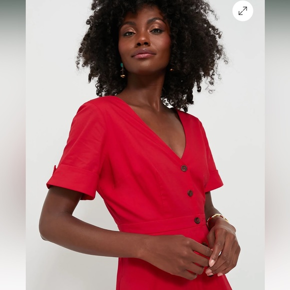 Tuckernuck Kate Maxi Dress in Red sz XXXL NWT - Picture 4 of 5